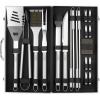 imageGRILLART BBQ Grill Utensil Tools Set Reinforced BBQ Tongs 19Piece StainlessSteel Barbecue Grilling Accessories wAluminum Storage Case Complete Outdoor Grill Kit for Dad Birthday Gift for Man Dad