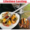 imageGRILLART BBQ Tools Grill Tools Set 18Inch Grilling Tools BBQ Set  Grill Accessories wBBQ Tongs Spatula Fork Brush Stainless Grill Kit Grilling Set  Gift Ideas BBQ Accessories Gifts for Men DadBlack