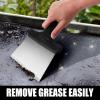 imageGRILLART Griddle Cleaning Kit for Blackstone Flat Top Grill Cleaning Kit with Grill Stone Griddle Scraper Scouring Pad and Handles Multifunctional Griddle Accessories for Rusty Grills OrangeBSK04