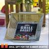 imageGRILLART Grill Basket Heavy Duty Large Grill Baskets for Outdoor Grill Vegetables Stainless Steel Veggie Grilling BasketPan  Lasting Grill Vegetable Basket BBQ Grill Accessories Gifts for Dad Men12