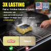 imageGRILLART Grill Brush Bristle Free Replaceable BBQ Cleaning Head No Handle Safe Replacement Cleaning Pad for Cast IronStainlessSteel Grates  BlackBlack