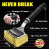 imageGRILLART Grill Brush Bristle Free Replaceable BBQ Cleaning Head No Handle Safe Replacement Cleaning Pad for Cast IronStainlessSteel Grates  BlackBlack