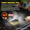 imageGRILLART Grill Brush Bristle Free SteamWizards BBQ Replaceable Cleaning Head Unique SeamlessFit Scraper Tool for Cast IronStainlessSteel Grates Safe Barbecue Grill CleanerRedBlack