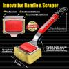 imageGRILLART Grill Brush Bristle Free SteamWizards BBQ Replaceable Cleaning Head Unique SeamlessFit Scraper Tool for Cast IronStainlessSteel Grates Safe Barbecue Grill CleanerRedGrill Brush  Scraper