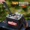 imageGRILLART Grill Brush Bristle Free SteamWizards Ultra Safe ampamp Efficient Grill Cleaner Brush with 1 Replacement Head for Cast Iron and Stainless Steel Grates BBQ Grill Brush for Outdoor GrillSteamWizards grill brush