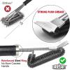 imageGRILLART Grill Brush and Scraper BBQ Brush for Grill Safe 18quot Stainless Steel Woven Wire 3 in 1 Bristles Grill Cleaning Brush BR4516