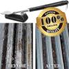 imageGRILLART Grill Brush and Scraper BBQ Brush for Grill Safe 18quot Stainless Steel Woven Wire 3 in 1 Bristles Grill Cleaning Brush BR4516