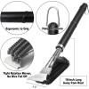 imageGRILLART Grill Brush and Scraper BBQ Brush for Grill Safe 18quot Stainless Steel Woven Wire 3 in 1 Bristles Grill Cleaning Brush BR4516