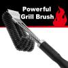 imageGRILLART Grill Brush and Scraper Extra Strong BBQ Cleaner Accessories Safe Wire Bristles Barbecue Triple Scrubbers Cleaning Brush for GasCharcoal Grilling Grates Wizard Tool BR8115