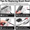 imageGRILLART Grill Brush and Scraper Replacement Head  2PCS