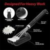 imageGRILLART Grill Brush and Scraper18 Inch BBQ Grill Cleaning Brush Kit Safe Wire Scrubber Universal Fit BBQ Cleaner Accessories for All GratesMatt Black