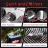 imageGRILLART Grill Brush and Scraper18 Inch BBQ Grill Cleaning Brush Kit Safe Wire Scrubber Universal Fit BBQ Cleaner Accessories for All GratesMatt Black