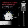 imageGRILLART Grill Brush and Scraper18 Inch BBQ Grill Cleaning Brush Kit Safe Wire Scrubber Universal Fit BBQ Cleaner Accessories for All GratesMatt Black