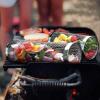 imageGRILLART Grilling Basket  2PCS for Barbecues Cooking Round Stainless Steel Mesh Design Ultimate Grilling Accessory Portable Outdoor Camping BBQ Rack  Large Size118x354 inchL1 Stainless Steel