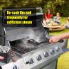imageGRILLART SteamWizards Grill Brush Bristle Free Safe BBQ Grill Brush for Outdoor Grill Flat Top Grill Cleaner with Replaceable Head Suitable for All Grates Griddle Accessories Dishwasher Safe17 inch