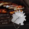 imageGRILLART Stocking Stuffers Men Grill Scraper Tool BBQ Stocking Stuffer Gifts for Men Dad Husband Stainless Steel Grate Grill Scraper Bristle Free Cleaner to Tailgating Accessories