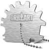 imageGRILLART Stocking Stuffers Men Grill Scraper Tool BBQ Stocking Stuffer Gifts for Men Dad Husband Stainless Steel Grate Grill Scraper Bristle Free Cleaner to Tailgating Accessories