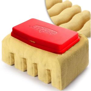 imageGRILLART Grill Brush Bristle Free SteamWizards BBQ Replaceable Cleaning Head Unique SeamlessFit Scraper Tool for Cast IronStainlessSteel Grates Safe Barbecue Grill CleanerRedYellow