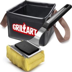 imageGRILLART Grill Brush Bristle Free ampamp Water Soak Tank Bundle