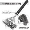 imageGRILLART Grill Brush for Outdoor Grill Bristle Free  Safe BBQ Grill Cleaner Brush  18quot BBQ Brush for Grill Cleaning Kit Stainless Grill Cleaning Brush BBQ Grill Accessories Tools Gifts for Men DadSilver