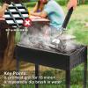 imageGRILLART Grill Brush for Outdoor Grill Bristle Free  Safe BBQ Grill Cleaner Brush  18quot BBQ Brush for Grill Cleaning Kit Stainless Grill Cleaning Brush BBQ Grill Accessories Tools Gifts for Men DadSilver