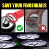 imageGRILLART Grill Brush Bristle Free BBQ Accessory Bottle Opener HeavyDuty Mounts to Grill Brush Handle for Convenient Opening While Grilling  Ideal for BBQ Enthusiasts Opener Only Red