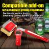 imageGRILLART Grill Brush Bristle Free BBQ Accessory Bottle Opener HeavyDuty Mounts to Grill Brush Handle for Convenient Opening While Grilling  Ideal for BBQ Enthusiasts Opener Only Red