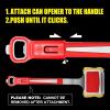imageGRILLART Grill Brush Bristle Free BBQ Accessory Bottle Opener HeavyDuty Mounts to Grill Brush Handle for Convenient Opening While Grilling  Ideal for BBQ Enthusiasts Opener Only Red