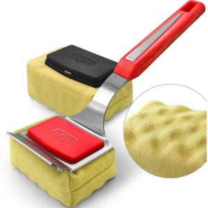 imageGRILLART BBQ Replaceable Scraper Cleaning Head SteamWizards Pro Bristle Free Scraper Tools for Cast Iron or StainlessSteel Grates