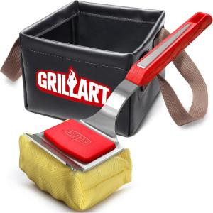 imageGRILLART Grill Brush Bristle Free ampamp Water Soak Tank Bundle