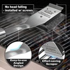 image:imageGRILLART Grill Brush Brsitle Free 1PCS Replacement HeadSilver