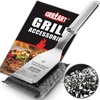 image:imageGRILLART Grill Brush Brsitle Free 1PCS Replacement HeadSilver